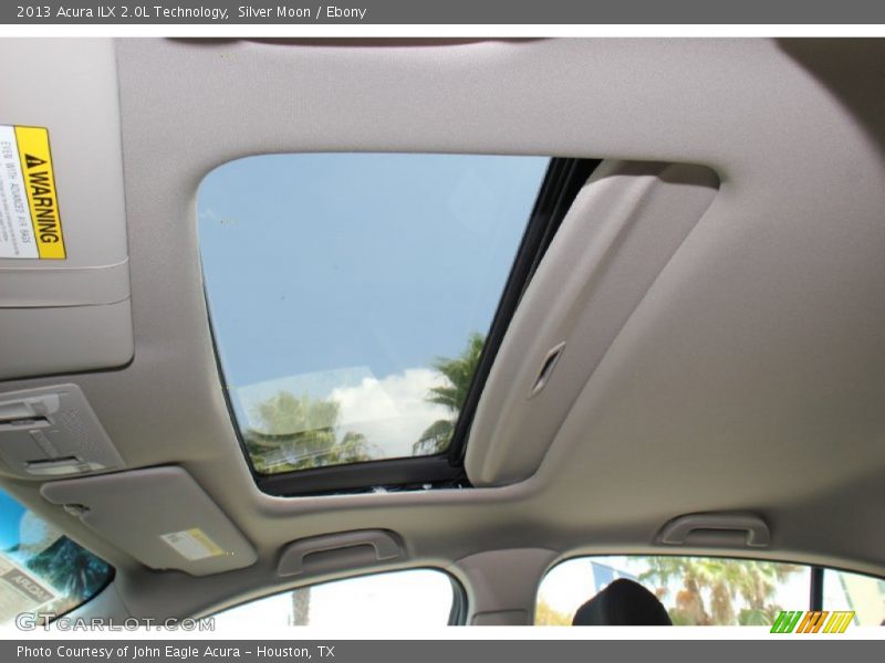 Silver Moon / Ebony 2013 Acura ILX 2.0L Technology