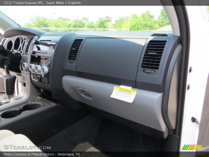 Super White / Graphite 2013 Toyota Sequoia SR5