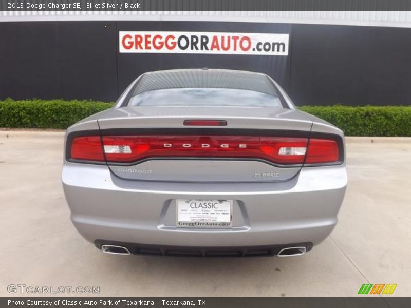 Billet Silver / Black 2013 Dodge Charger SE