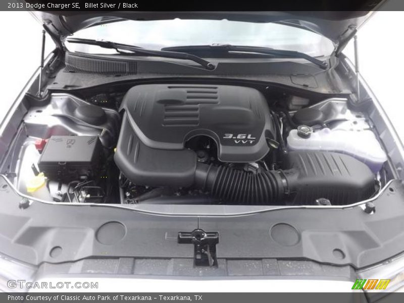 Billet Silver / Black 2013 Dodge Charger SE