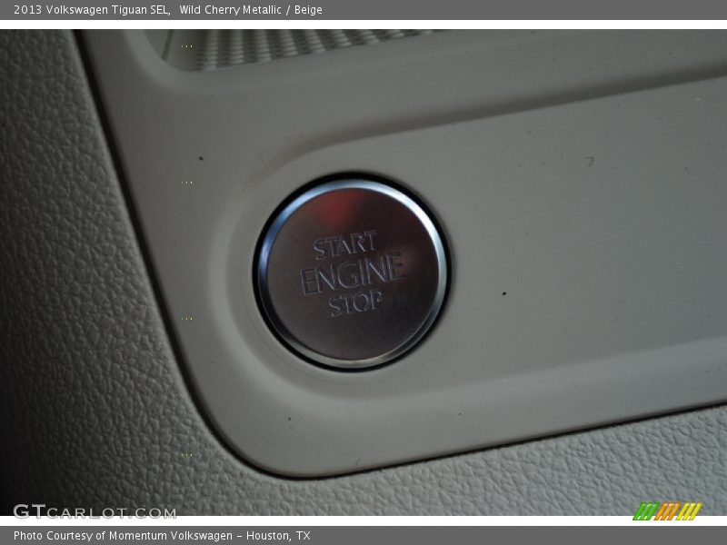Wild Cherry Metallic / Beige 2013 Volkswagen Tiguan SEL