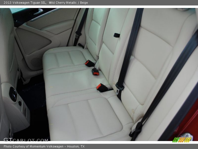 Wild Cherry Metallic / Beige 2013 Volkswagen Tiguan SEL