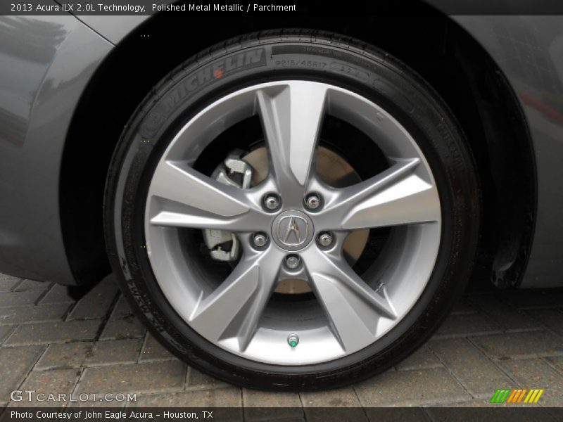 Polished Metal Metallic / Parchment 2013 Acura ILX 2.0L Technology