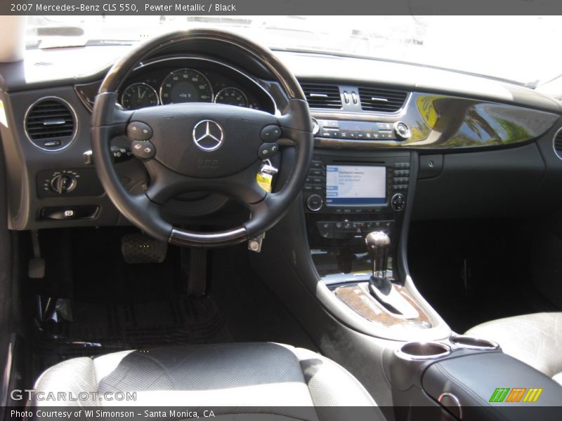 Pewter Metallic / Black 2007 Mercedes-Benz CLS 550