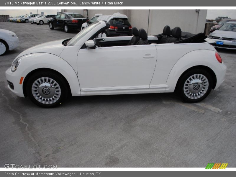 Candy White / Titan Black 2013 Volkswagen Beetle 2.5L Convertible