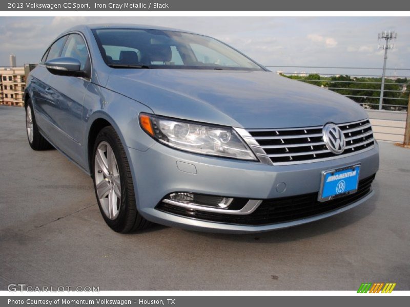 Iron Gray Metallic / Black 2013 Volkswagen CC Sport