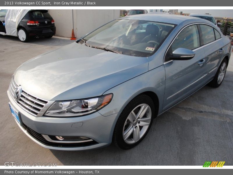Iron Gray Metallic / Black 2013 Volkswagen CC Sport