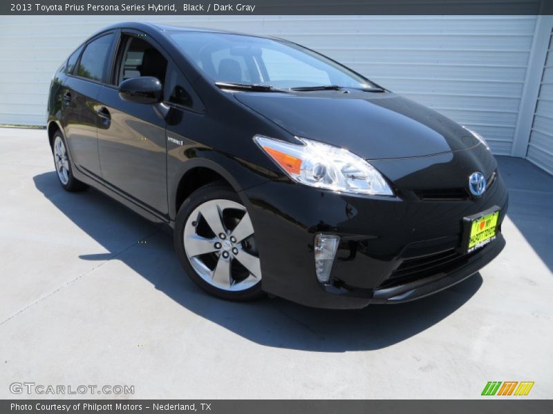 Black / Dark Gray 2013 Toyota Prius Persona Series Hybrid