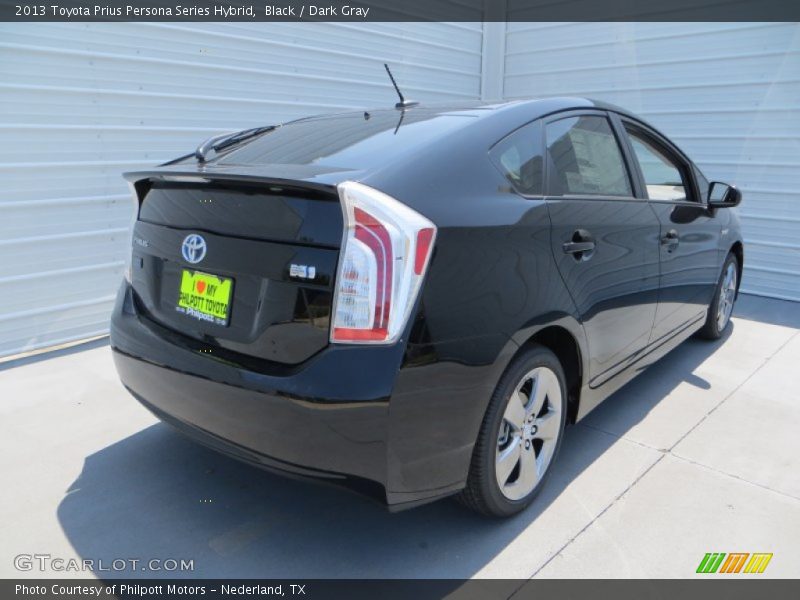 Black / Dark Gray 2013 Toyota Prius Persona Series Hybrid
