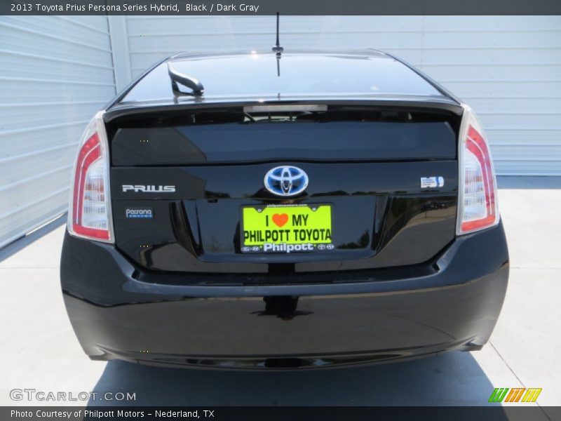 Black / Dark Gray 2013 Toyota Prius Persona Series Hybrid