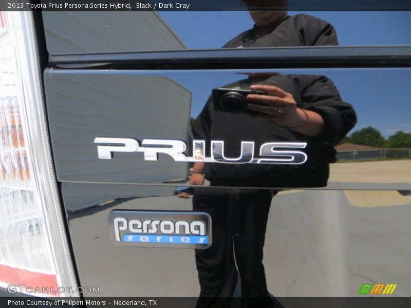 Black / Dark Gray 2013 Toyota Prius Persona Series Hybrid