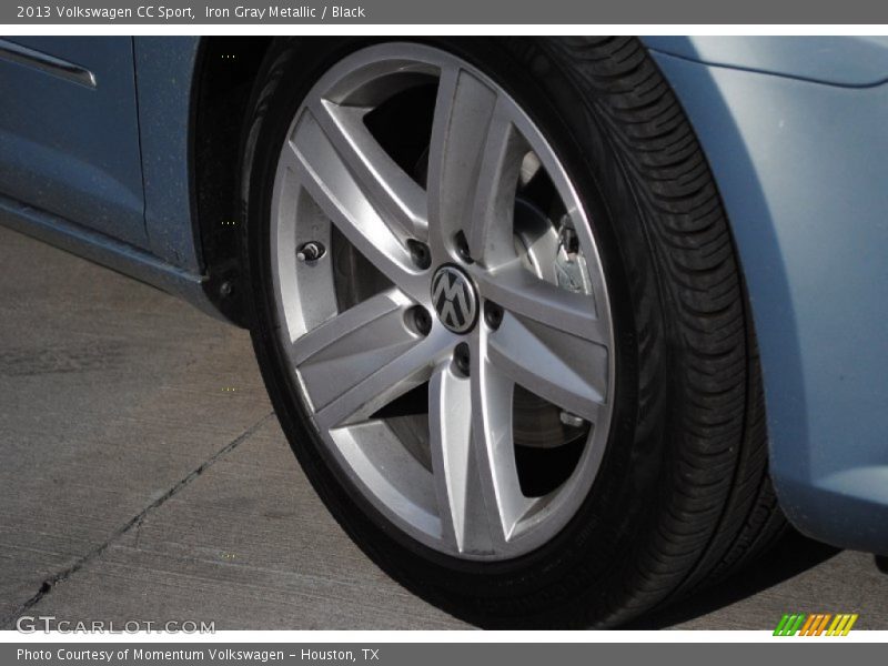 Iron Gray Metallic / Black 2013 Volkswagen CC Sport