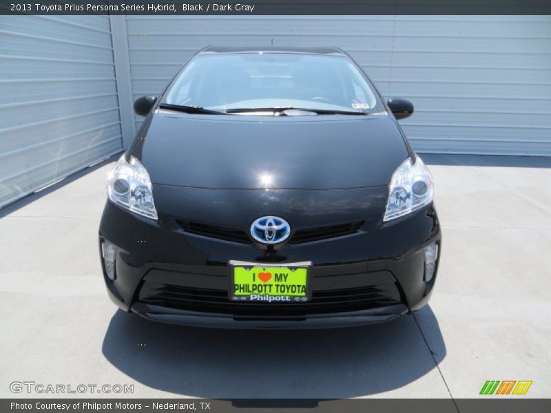 Black / Dark Gray 2013 Toyota Prius Persona Series Hybrid