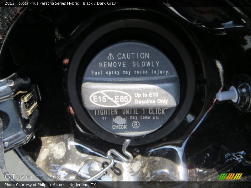 Black / Dark Gray 2013 Toyota Prius Persona Series Hybrid