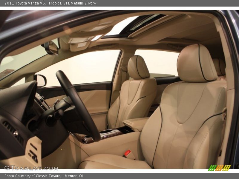 Tropical Sea Metallic / Ivory 2011 Toyota Venza V6