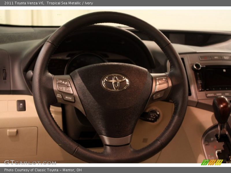 Tropical Sea Metallic / Ivory 2011 Toyota Venza V6