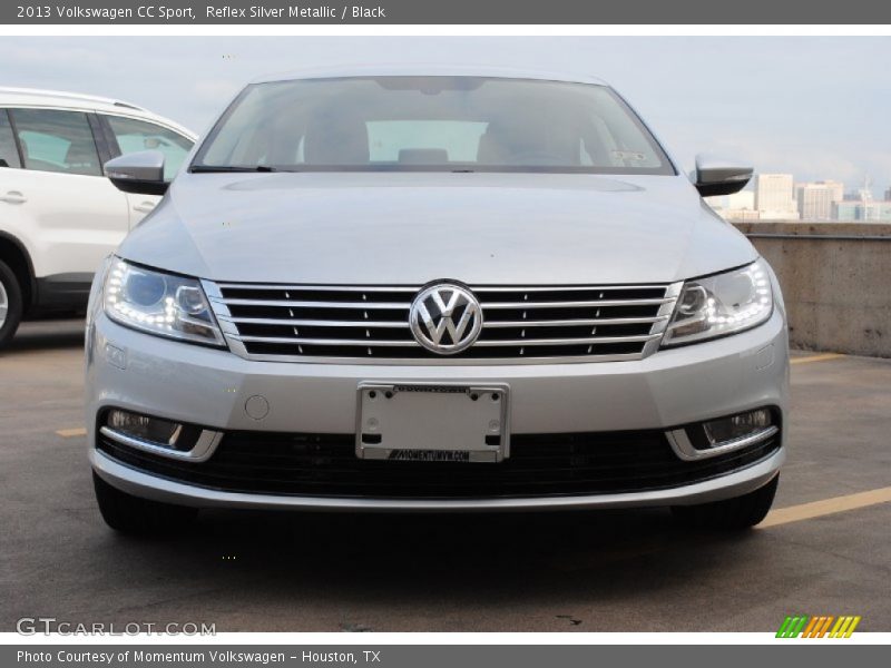 Reflex Silver Metallic / Black 2013 Volkswagen CC Sport