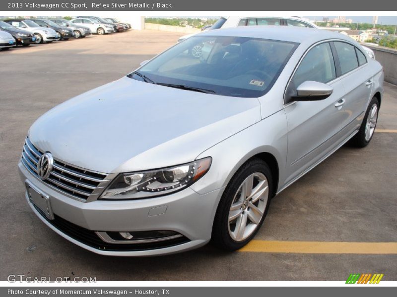 Reflex Silver Metallic / Black 2013 Volkswagen CC Sport