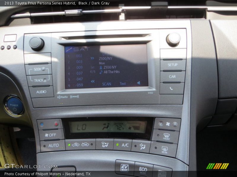Black / Dark Gray 2013 Toyota Prius Persona Series Hybrid