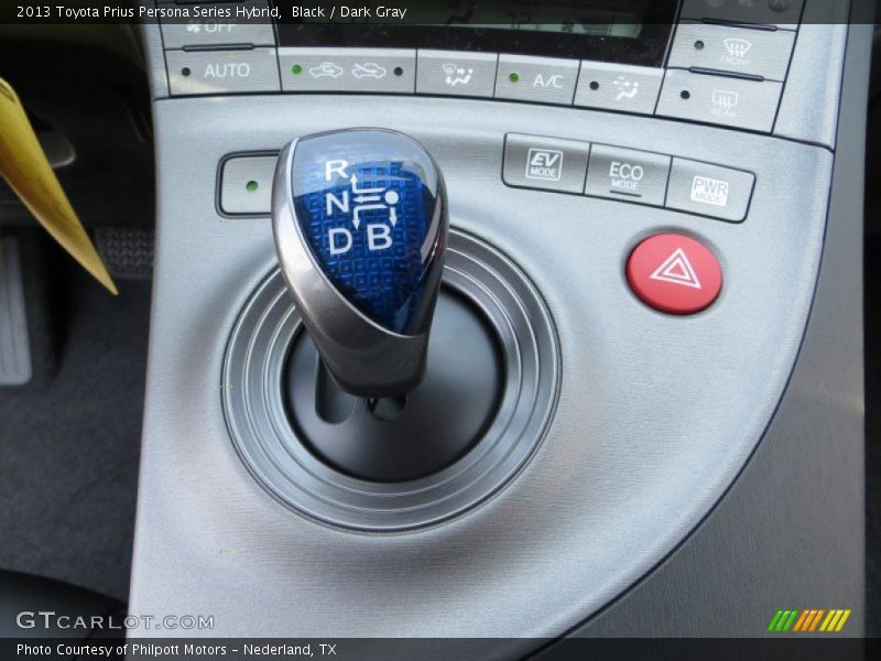 Black / Dark Gray 2013 Toyota Prius Persona Series Hybrid