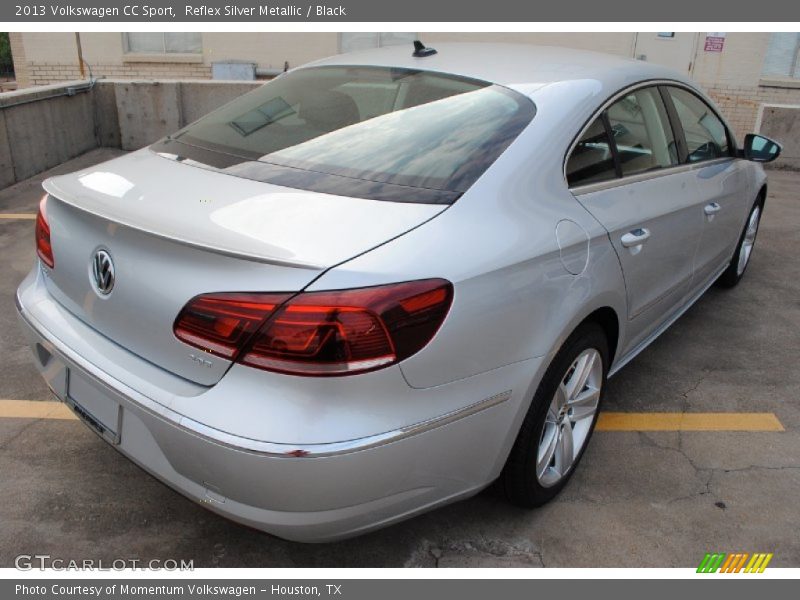 Reflex Silver Metallic / Black 2013 Volkswagen CC Sport