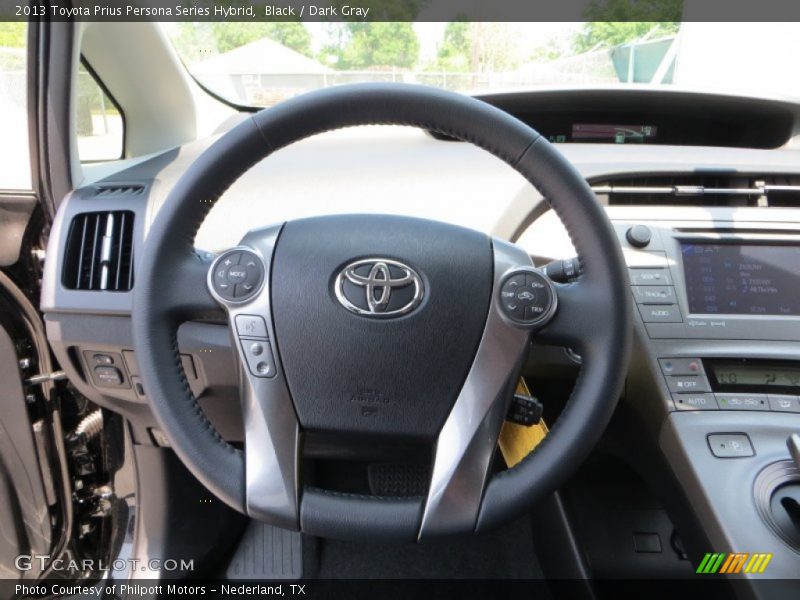 Black / Dark Gray 2013 Toyota Prius Persona Series Hybrid