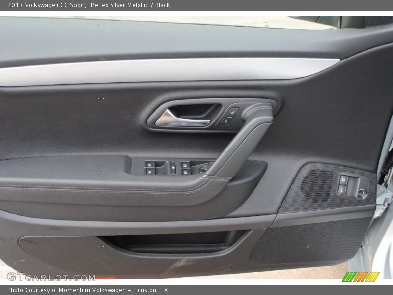 Reflex Silver Metallic / Black 2013 Volkswagen CC Sport