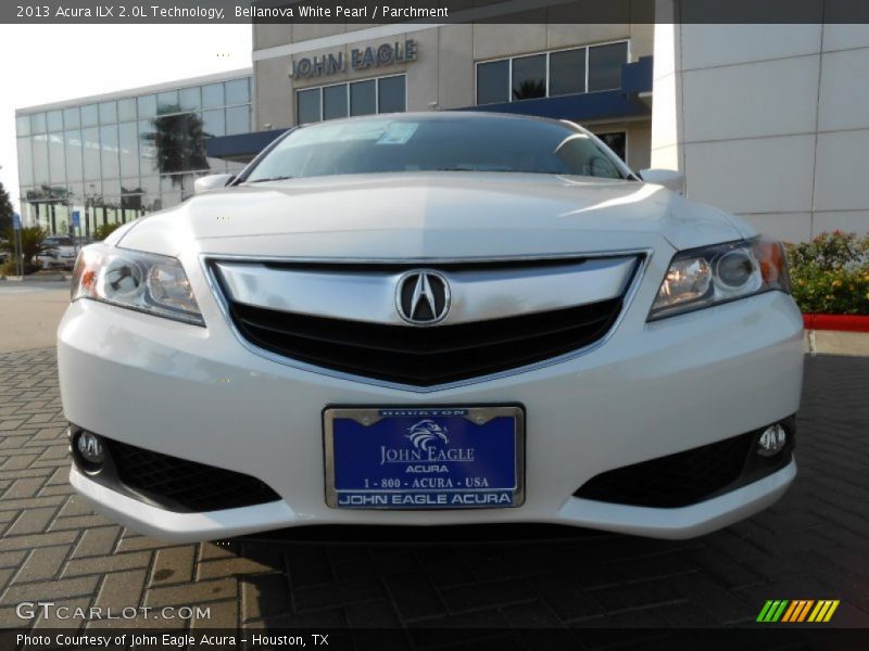 Bellanova White Pearl / Parchment 2013 Acura ILX 2.0L Technology