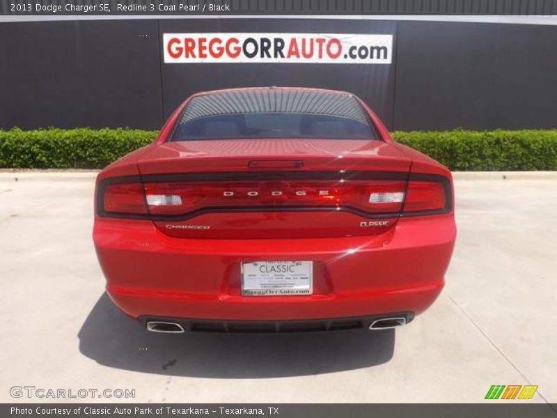 Redline 3 Coat Pearl / Black 2013 Dodge Charger SE