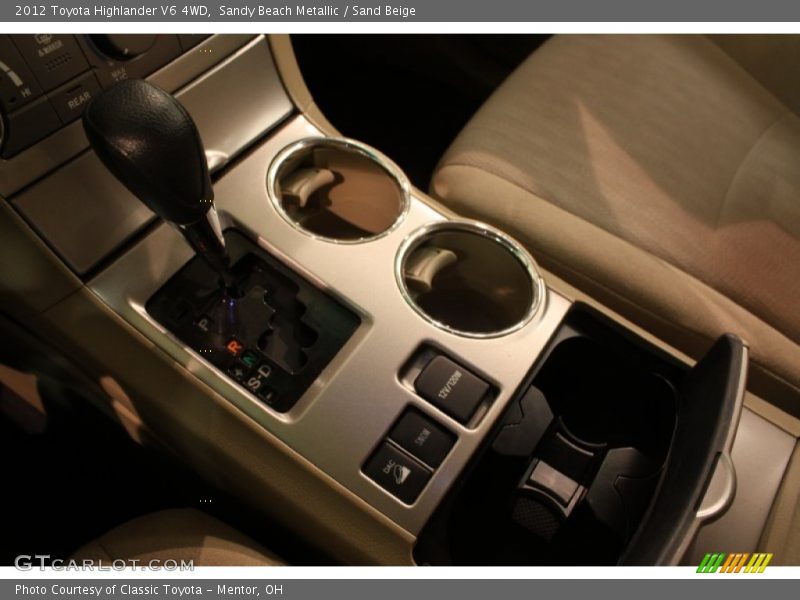 Sandy Beach Metallic / Sand Beige 2012 Toyota Highlander V6 4WD