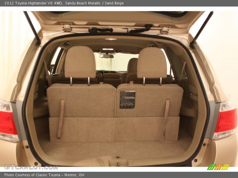 Sandy Beach Metallic / Sand Beige 2012 Toyota Highlander V6 4WD