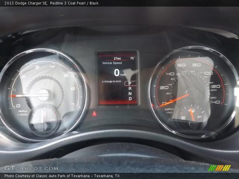 Redline 3 Coat Pearl / Black 2013 Dodge Charger SE