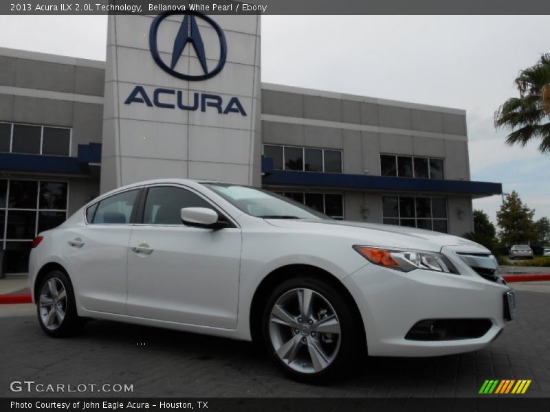 Bellanova White Pearl / Ebony 2013 Acura ILX 2.0L Technology