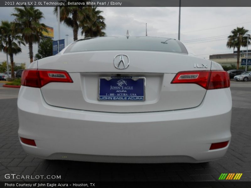 Bellanova White Pearl / Ebony 2013 Acura ILX 2.0L Technology