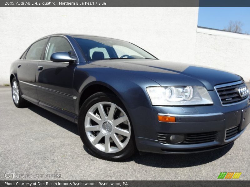 Northern Blue Pearl / Blue 2005 Audi A8 L 4.2 quattro