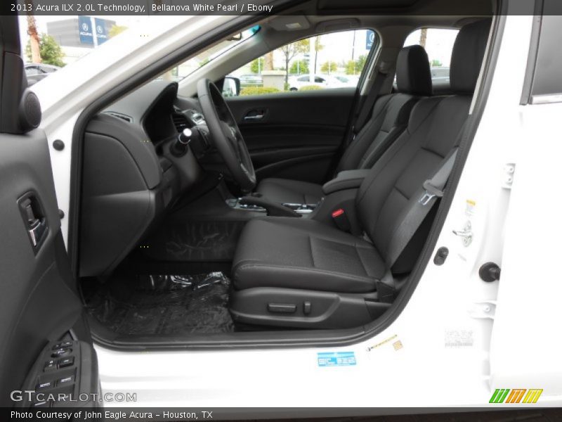 Bellanova White Pearl / Ebony 2013 Acura ILX 2.0L Technology
