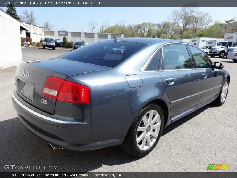 Northern Blue Pearl / Blue 2005 Audi A8 L 4.2 quattro
