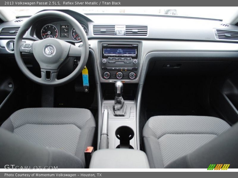Reflex Silver Metallic / Titan Black 2013 Volkswagen Passat 2.5L S