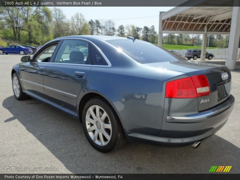Northern Blue Pearl / Blue 2005 Audi A8 L 4.2 quattro