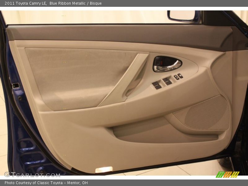 Blue Ribbon Metallic / Bisque 2011 Toyota Camry LE