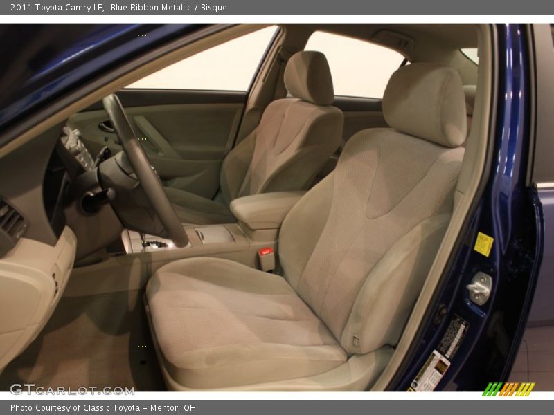 Blue Ribbon Metallic / Bisque 2011 Toyota Camry LE