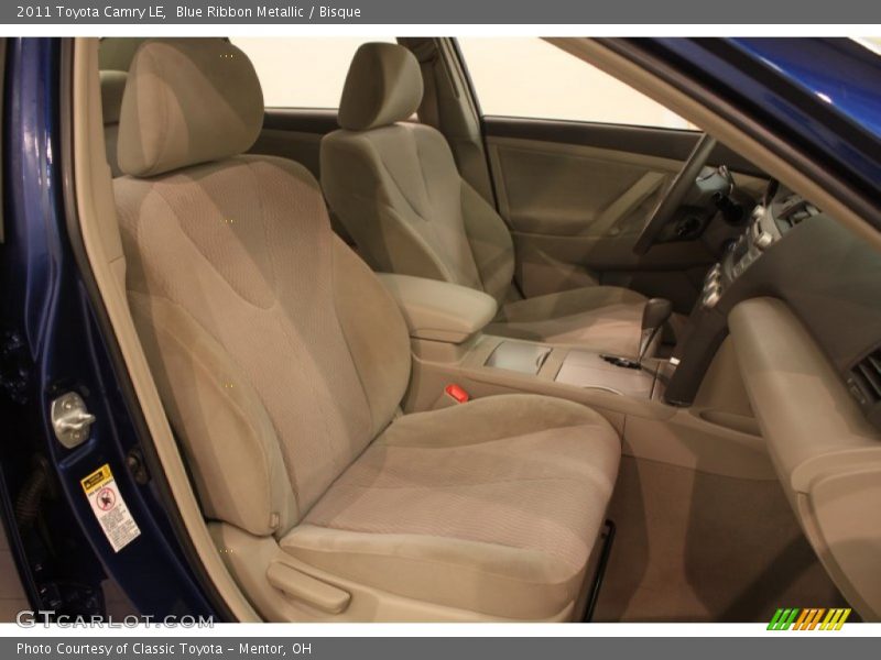 Blue Ribbon Metallic / Bisque 2011 Toyota Camry LE