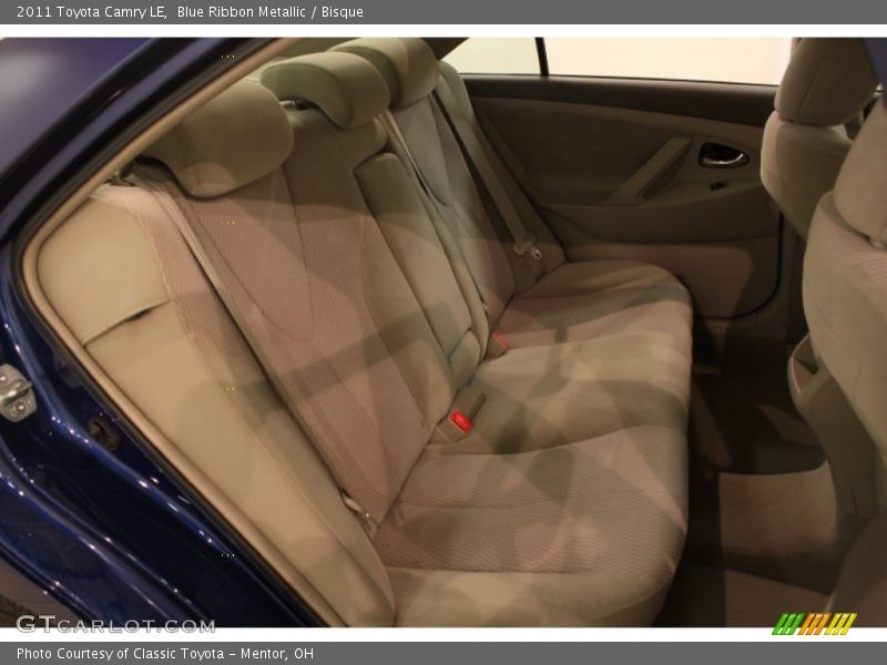 Blue Ribbon Metallic / Bisque 2011 Toyota Camry LE