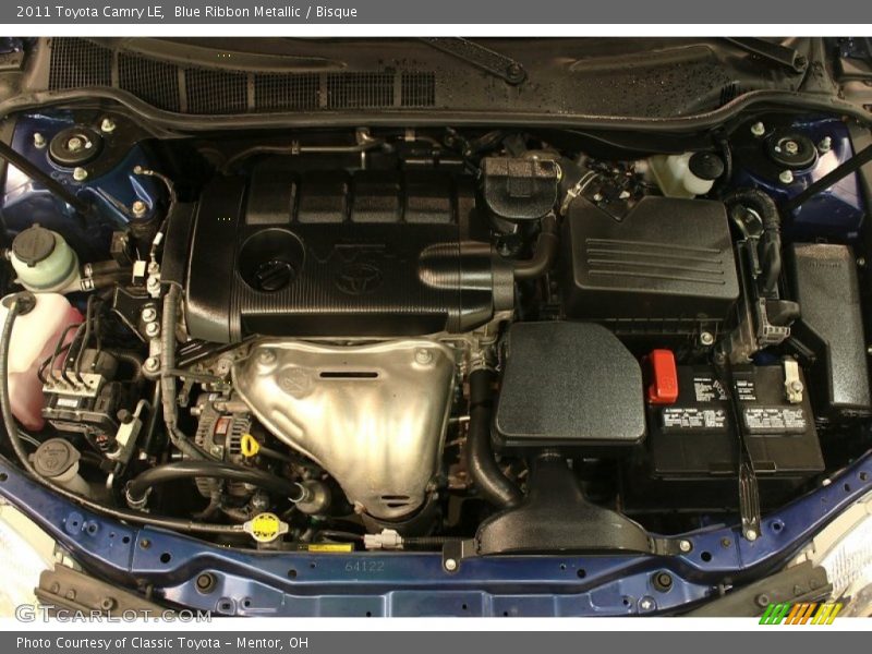 Blue Ribbon Metallic / Bisque 2011 Toyota Camry LE