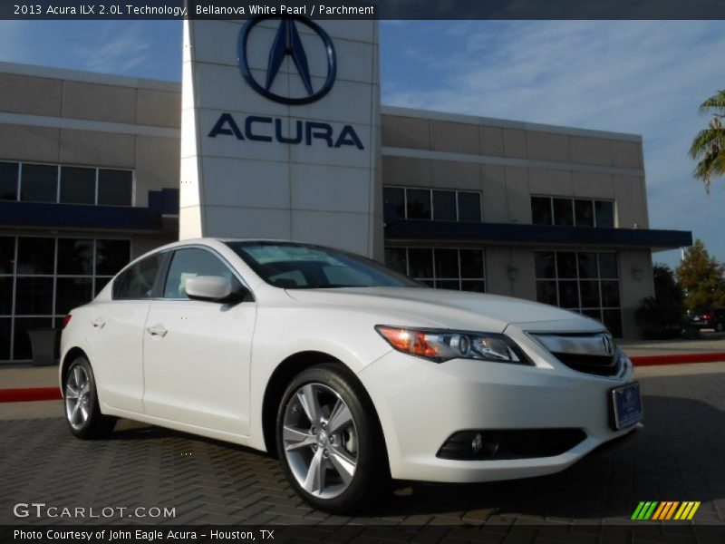 Bellanova White Pearl / Parchment 2013 Acura ILX 2.0L Technology
