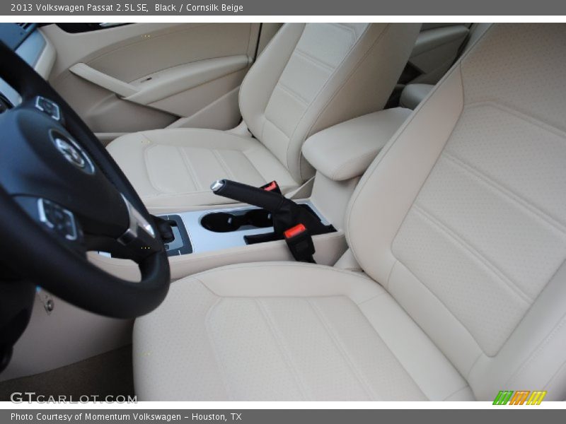 Black / Cornsilk Beige 2013 Volkswagen Passat 2.5L SE