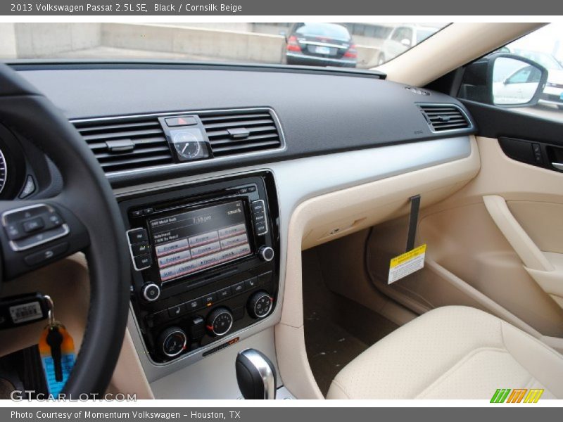 Black / Cornsilk Beige 2013 Volkswagen Passat 2.5L SE