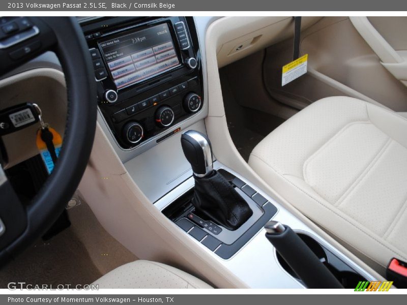 Black / Cornsilk Beige 2013 Volkswagen Passat 2.5L SE