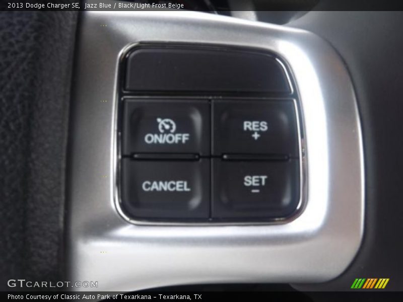 Jazz Blue / Black/Light Frost Beige 2013 Dodge Charger SE
