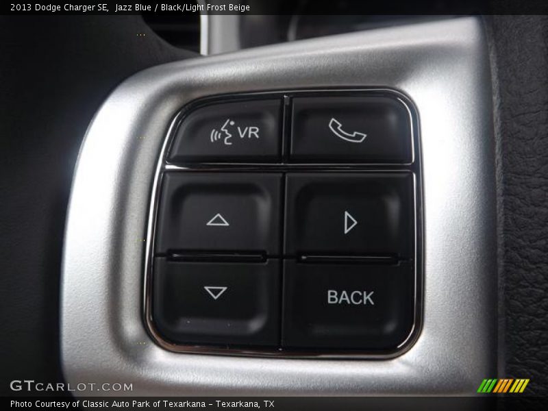 Jazz Blue / Black/Light Frost Beige 2013 Dodge Charger SE
